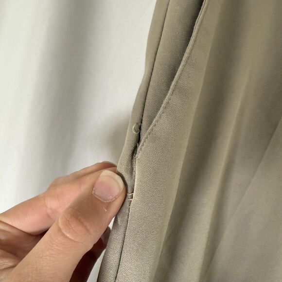 ADIDAS Pants Men's 30x27 Beige Climalite Flat Front Golf Work Lightweight - Picture 4 of 10